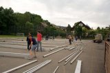 Festzeltaufbau für den Amtsmusiktag
